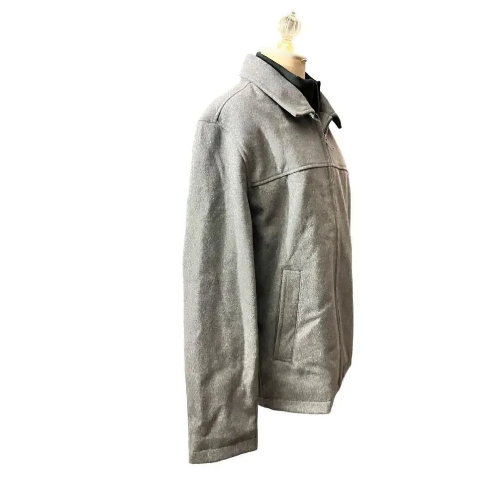 Dockers Men’s Lined Midweight Wool Blend Coat / NWT